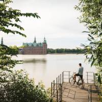 Soaking up the views of Frederiksborg Castle in Denmark. | Mark Gray