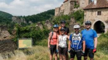 Riding bikes is a great way to reach castles in Czechia. | Vlastimil Kotyk