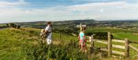 Walkers following the South Downs Way in East Sussex. | Andrew Pickett