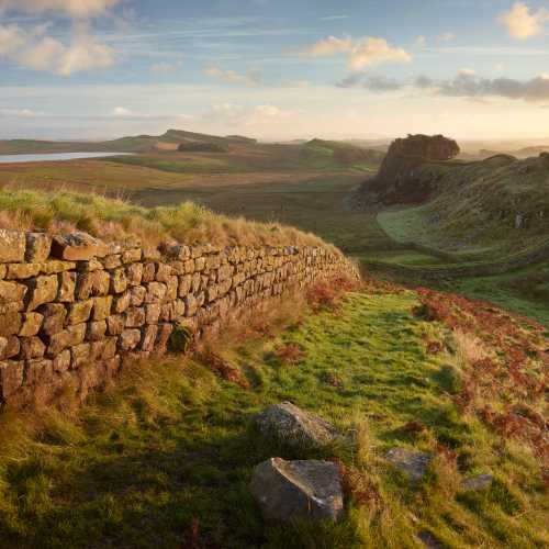 The historic Hadrian's Wall.