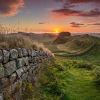 A beautiful sunset along Hadrian's Wall. | Thomas Heaton