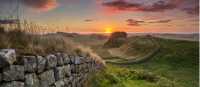 A beautiful sunset along Hadrian's Wall. | Thomas Heaton
