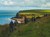 Beginning the Coast to Coast walk along the green cliffs of England |  <i>Tim Charody</i>
