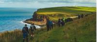 Beginning the Coast to Coast walk along the green cliffs of England |  <i>Tim Charody</i>