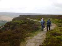 A slated path on top of a ridge in North York National Park. The moors stretch for miles |  Peter Wells