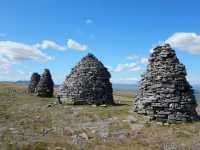 The Nine Standards Rigg – ancient rock cairns visible for miles around |  Peter Wells
