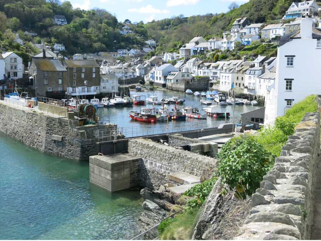 South West Coast Path walk overlooks a harbour village on the English coast |  Peter Wells