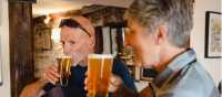 Well-earned beer in England | Dan Briston