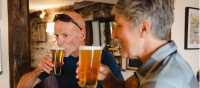 Well-earned beer in England | Dan Briston