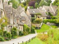 The charming village of Bilbury in the Cotswolds