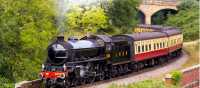 Steam train on the North Yorkshire Moors Railway