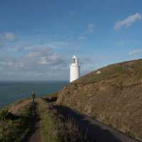Walking along the South West Coast Path in England