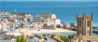 View over St Ives in Cornwall, England