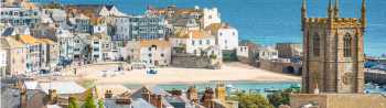 View over St Ives in Cornwall, England