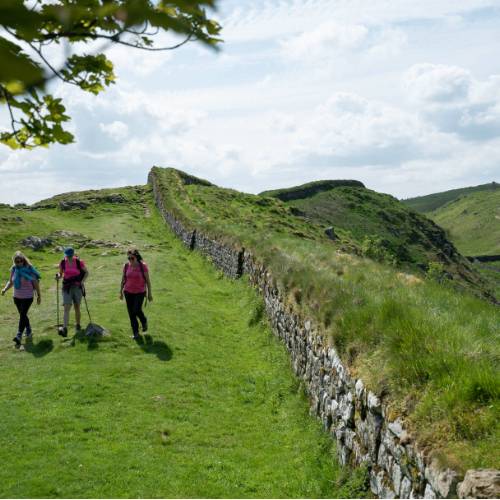 Hadrian's Wall Guided Walking Holiday Group Hiking Tour Across