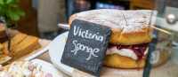 Delicious freshly-made cake in England | Matt Sharman