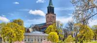 The Turku Cathedral by the Aurajoki river | Timo Oksanen