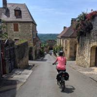 Cycling in the village of Domme | Rob Mills