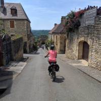 Cycling in the village of Domme | Rob Mills