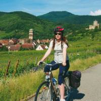 Cycling through vineyards and quaint villages in Alsace