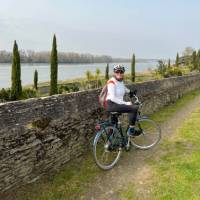 Cycling in the springtime in the Loire Valley, France | Kate Baker