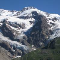 The peak of Liskamm, one of the many alpine highlights on the Tour de Monte Rosa