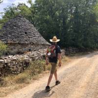 On the Way of St James between Figeac and Grealou passing bories or dry stone shephard huts | Jaclyn Lofts