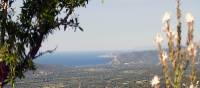 Looking out towards the coast in Corsica