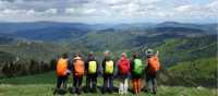 Contemplating the view in Ardeche