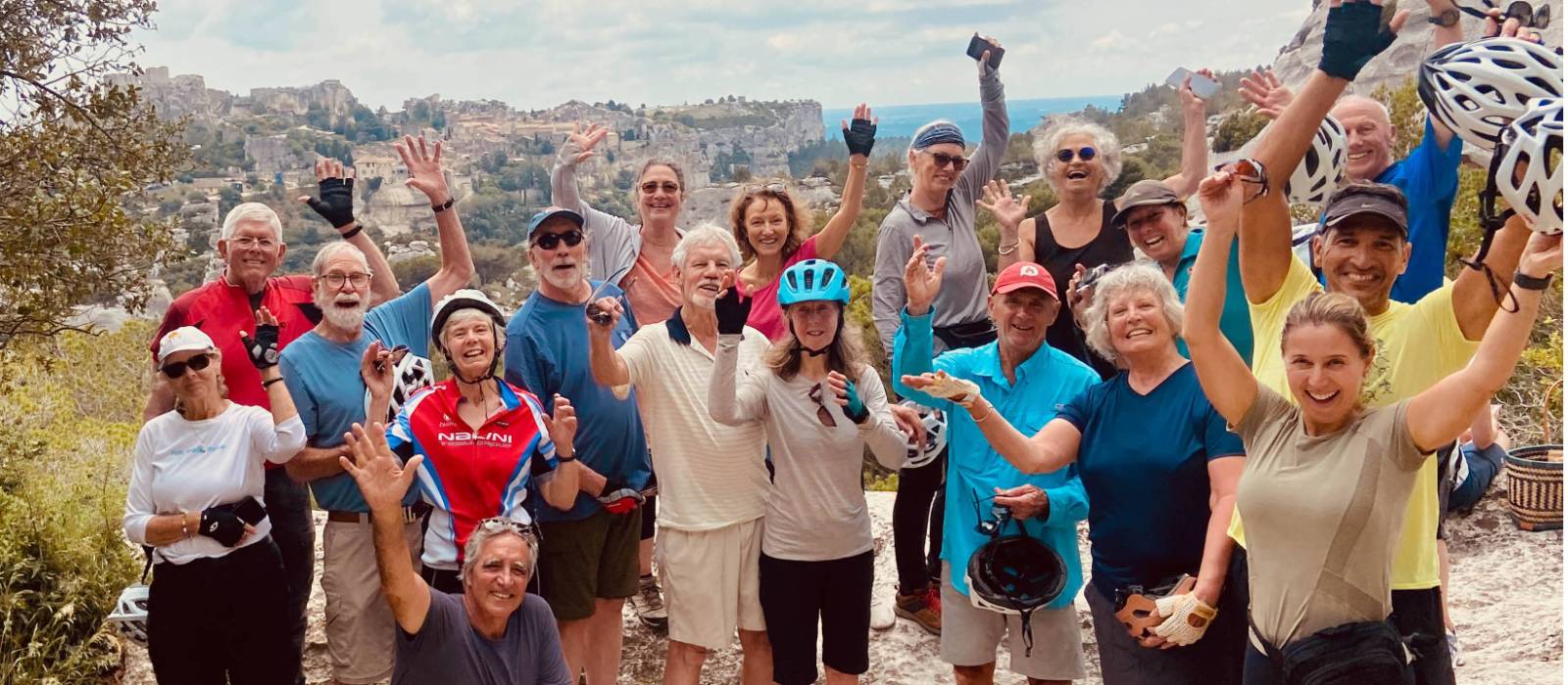 Happy travellers on the Provence by Bike & Barge | Scott Wilson