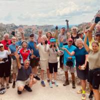 Happy travellers on the Provence by Bike & Barge | Scott Wilson