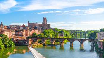 The glorious town of Albi in the Tarn region of France