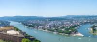 Panoramic view of the city of Koblenz