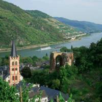 View of the Middle Rhine Valley