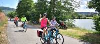 Cycling along the Moselle