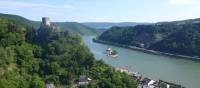 The Rhine is dotted with impressive castles