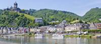 The town of Cochem on the Moselle River