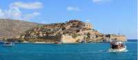 The stunning coastline of Crete Island features fine sandy beaches and tranquil blue water