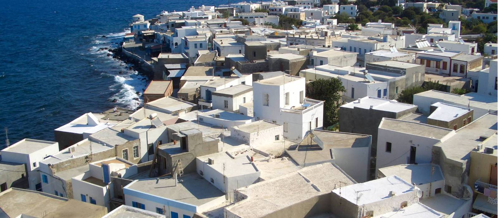 White washed villages on Nisyros Island