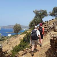 Walking from Batsi to Gavrio on the Andros Trail