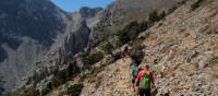 On the trail to the summit of Mt Gingilos in Crete | Jaclyn Lofts