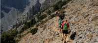 On the trail to the summit of Mt Gingilos in Crete | Jaclyn Lofts