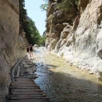 Trail through Samaria Gorge in Crete | Jaclyn Lofts