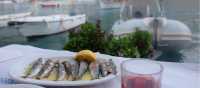 Dine on fresh local seafood by the sea in Crete | Jaclyn Lofts