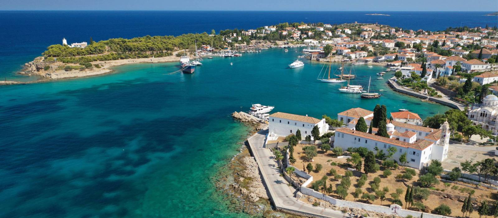Enjoy the cool waters of the Saronic Islands in Greece
