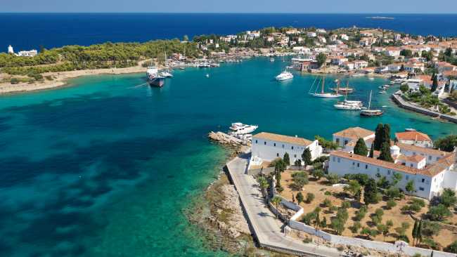 Enjoy the cool waters of the Saronic Islands in Greece
