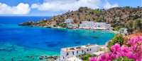 Spectacular coastal views over Loutro in Crete