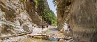 Walk through the Samaria Gorge in Crete