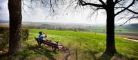 Taking a break from cycling to enjoy the Dutch landscape | Hollandse Hoogte