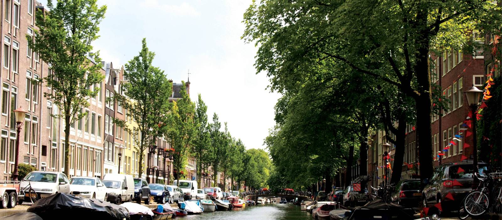 Views down the beautiful canals in Amsterdam | Nick Kostos